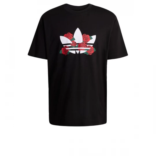 Foto van product ADIDAS ORIGINALS Shirt 'Trefoil Series Roses' rood / zwart / wit