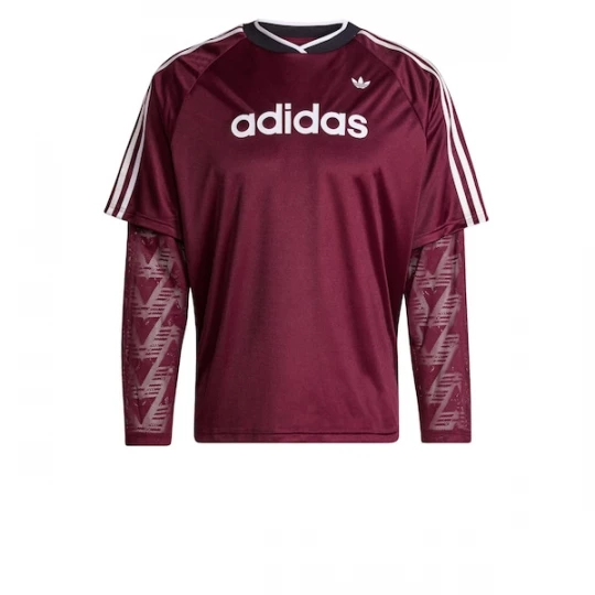 Foto van product ADIDAS ORIGINALS Shirt wijnrood / wit