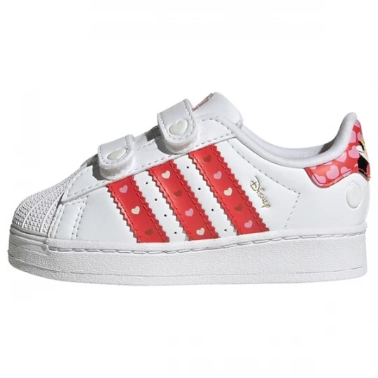 Foto van product ADIDAS ORIGINALS Sneakers 'Adidas Disney Superstar' rosa / knalrood / wit