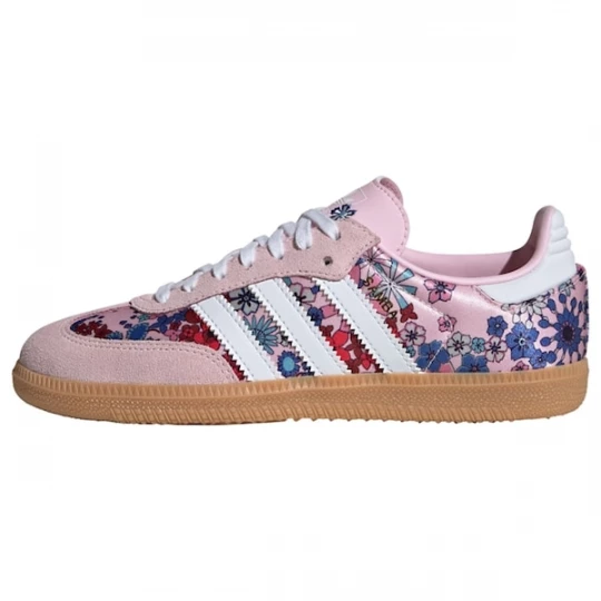 Foto van product ADIDAS ORIGINALS Sneakers 'Adidas Originals x Liberty London Samba OG' blauw / rosa / donkerrood / wit