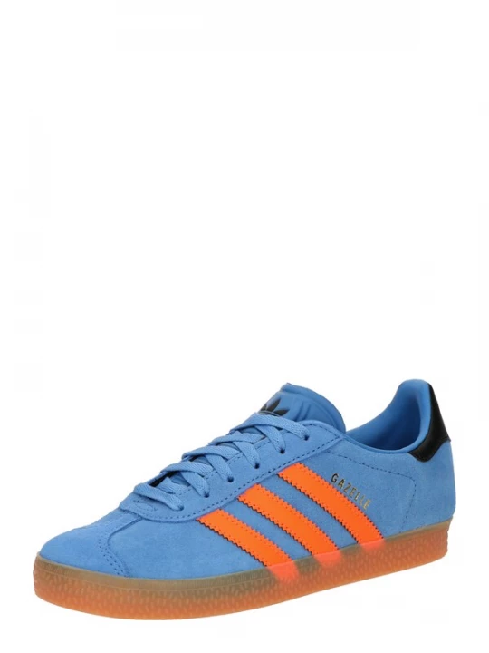Foto van product ADIDAS ORIGINALS Sneakers 'Gazelle' blauw denim / donkeroranje / zwart