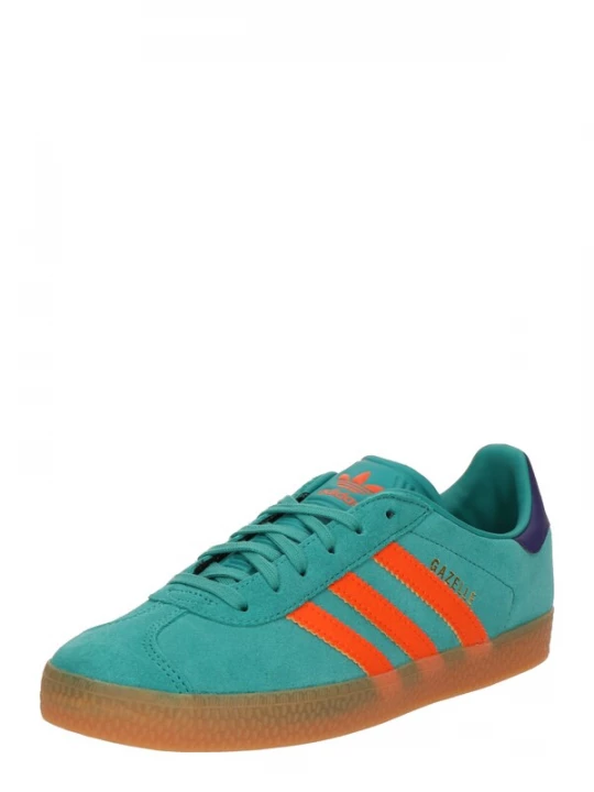Foto van product ADIDAS ORIGINALS Sneakers 'Gazelle' donkerblauw / smaragd / neonoranje