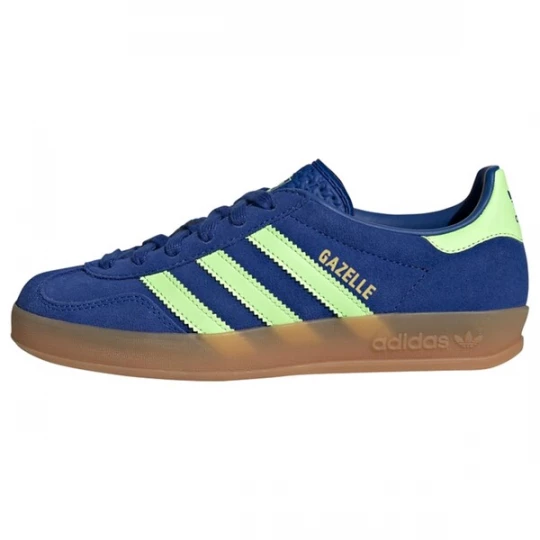 Foto van product ADIDAS ORIGINALS Sneakers 'Gazelle Indoor' blauw / goud / lichtgroen