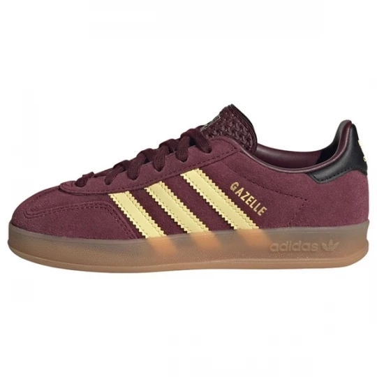 Foto van product ADIDAS ORIGINALS Sneakers 'Gazelle' pasteelgeel / wijnrood