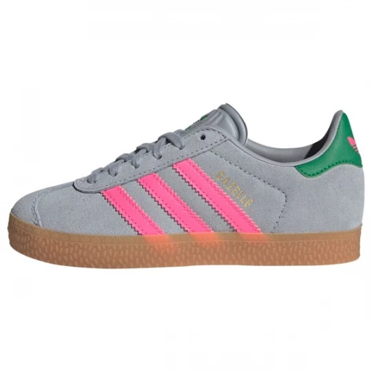 Foto van product ADIDAS ORIGINALS Sneakers 'Gazelle' zilvergrijs / donkergroen / lichtroze