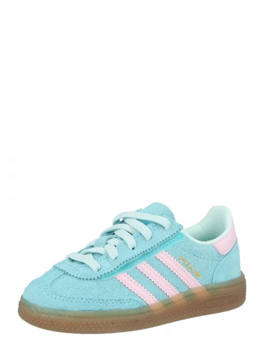 Foto van product ADIDAS ORIGINALS Sneakers 'HANDBALL SPEZIAL' lichtblauw / goud / rosé