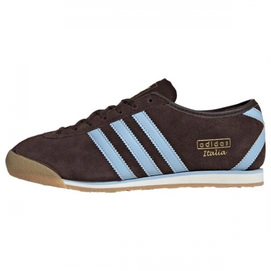 Foto van product ADIDAS ORIGINALS Sneakers laag 'Italia 70s' lichtblauw / donkerbruin / goud