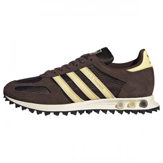 Foto van product ADIDAS ORIGINALS Sneakers laag 'La Trainer' donkerbruin / lichtgeel