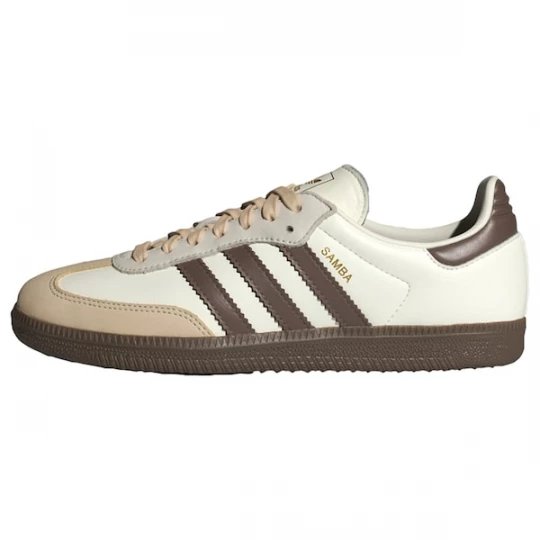 Foto van product ADIDAS ORIGINALS Sneakers laag 'Samba' beige / lichtbeige / chocoladebruin / wit
