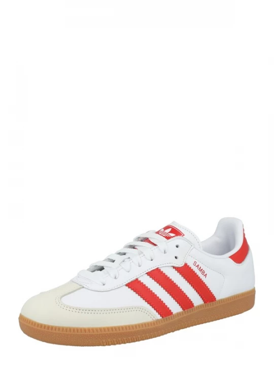 Foto van product ADIDAS ORIGINALS Sneakers laag 'Samba' crème / knalrood / wit