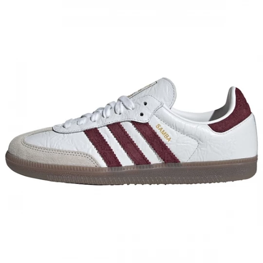 Foto van product ADIDAS ORIGINALS Sneakers laag 'Samba' greige / wijnrood / wit