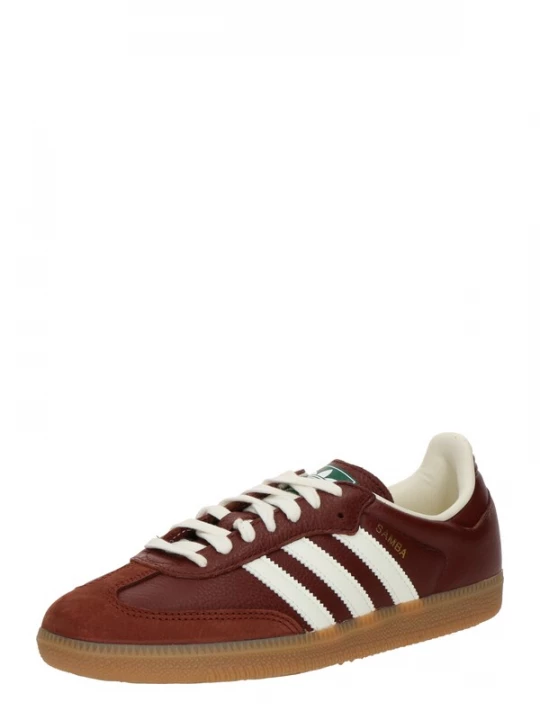 Foto van product ADIDAS ORIGINALS Sneakers laag 'Samba' roestbruin / goud / wit