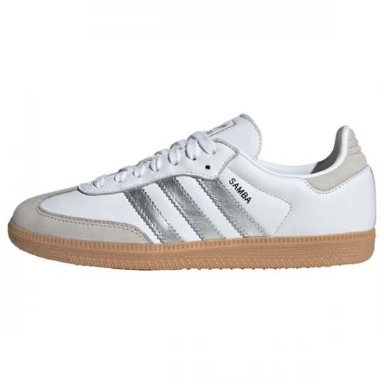 Foto van product ADIDAS ORIGINALS Sneakers laag 'Samba' stone grey / zilver / wit