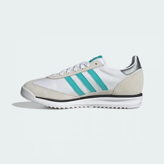 Foto van product ADIDAS ORIGINALS Sneakers laag 'SL 72 RS Mercedes' turquoise / lichtgrijs / zwart / wit