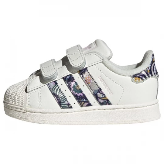 Foto van product ADIDAS ORIGINALS Sneakers 'Liberty London Superstar II' petrol / lavendel / donkerlila / wit