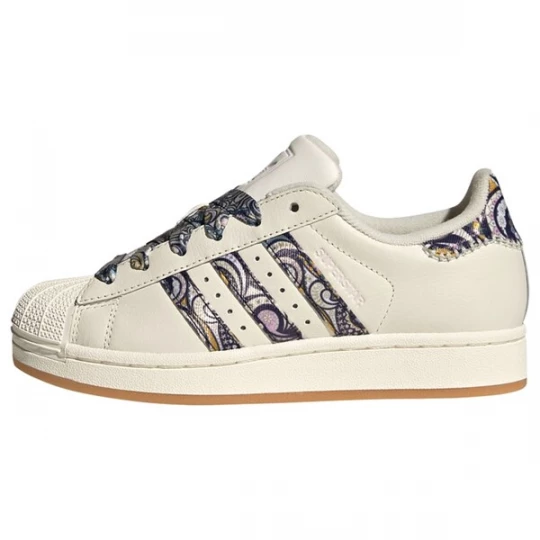 Foto van product ADIDAS ORIGINALS Sneakers 'Libery Superstar II' curry / aubergine / lavendel / wolwit