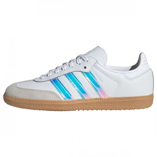 Foto van product ADIDAS ORIGINALS Sneakers 'Samba' azuur / pruim / wit / offwhite