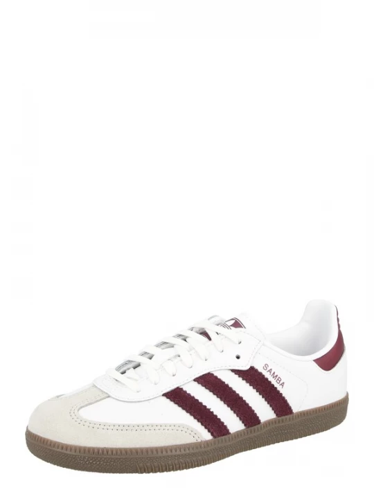 Foto van product ADIDAS ORIGINALS Sneakers 'Samba' beige / wijnrood / wit