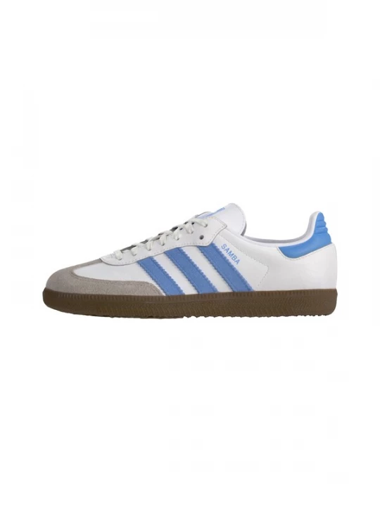 Foto van product ADIDAS ORIGINALS Sneakers 'SAMBA' donkerbeige / royal blue / koningsblauw / wit