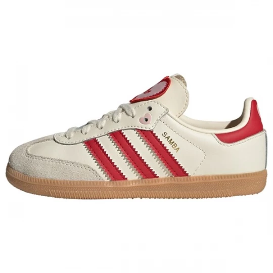 Foto van product ADIDAS ORIGINALS Sneakers 'Samba' goud / knalrood / wit