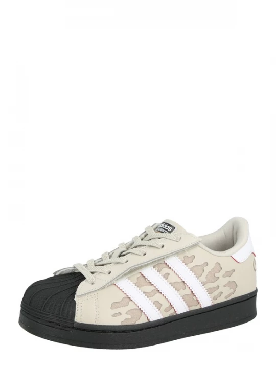 Foto van product ADIDAS ORIGINALS Sneakers 'SUPERSTAR' greige / zwart / wit