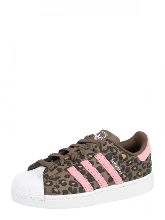 Foto van product ADIDAS ORIGINALS Sneakers 'SUPERSTAR II C' bruin / rosa / zwart