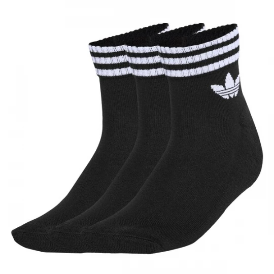 Foto van product ADIDAS ORIGINALS Sokken '3-Stripes Ankle 3 Pairs' zwart / wit