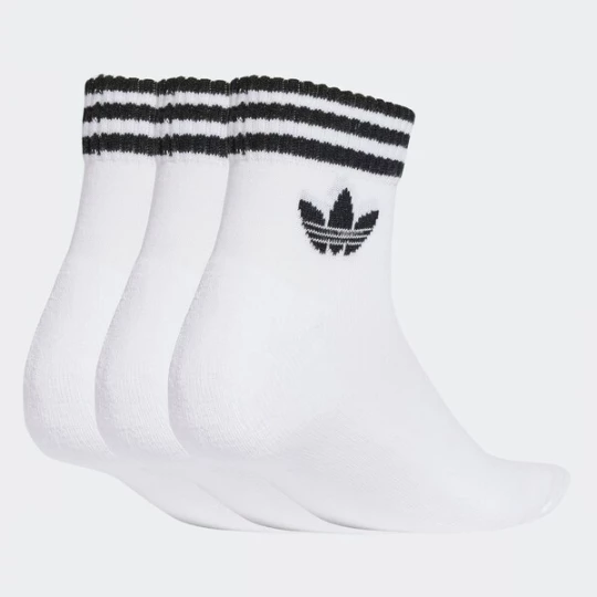 Foto van product ADIDAS ORIGINALS Sokken '3-Stripes Ankle 3 Pairs' zwart / wit
