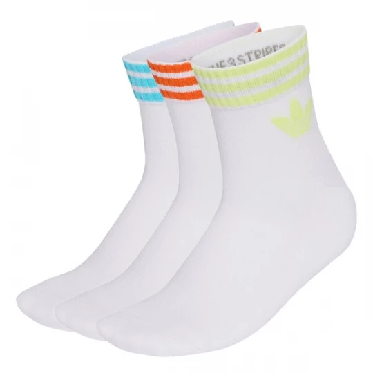 Foto van product ADIDAS ORIGINALS Sokken azuur / lichtgeel / donkeroranje / wit