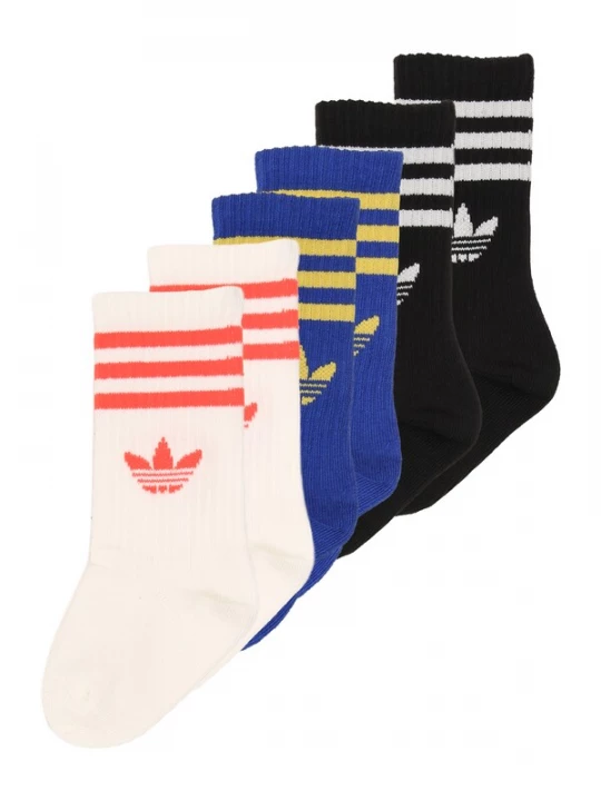 Foto van product ADIDAS ORIGINALS Sokken donkerblauw / geel / lichtrood / wolwit