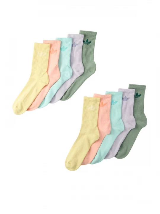 Foto van product ADIDAS ORIGINALS Sokken lichtblauw / lichtgeel / jade groen / lavendel / lichtoranje