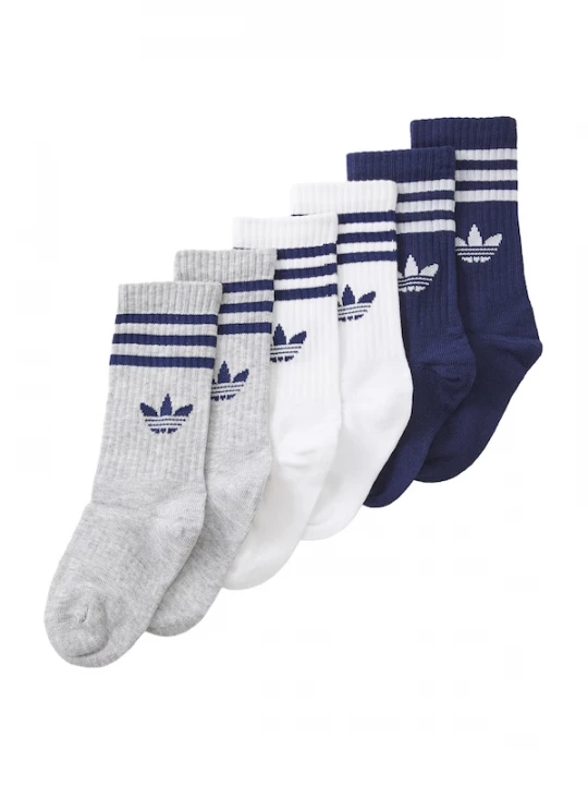Foto van product ADIDAS ORIGINALS Sokken navy / grijs gemêleerd / wit