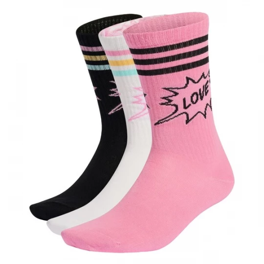 Foto van product ADIDAS ORIGINALS Sokken 'Pride' geel / lichtroze / zwart / wit