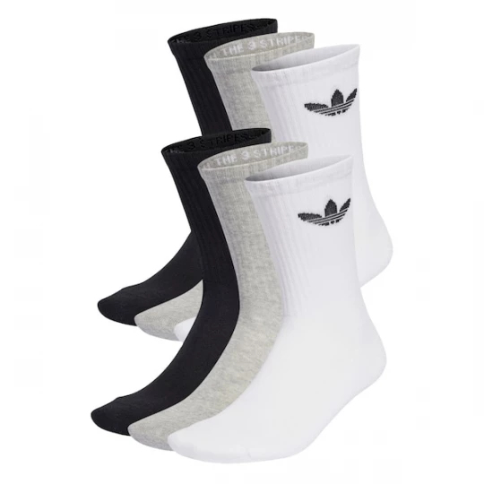 Foto van product ADIDAS ORIGINALS Sokken 'Trefoil Cushion' grijs / grijs gemêleerd / zwart / wit