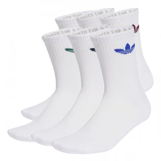 Foto van product ADIDAS ORIGINALS Sokken 'Trefoil Cushion' royal blue / koningsblauw / donkergroen / bourgogne / wit