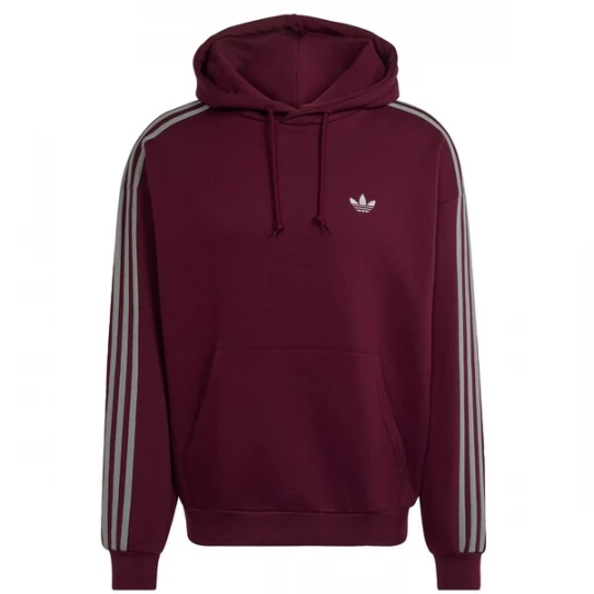 Foto van product ADIDAS ORIGINALS Sweatshirt 'Adicolor Classics' grijs / wijnrood / wit