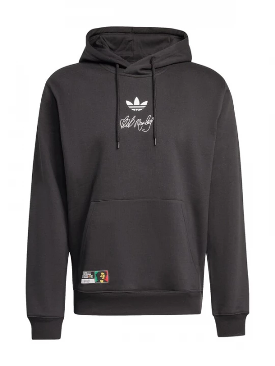 Foto van product ADIDAS ORIGINALS Sweatshirt 'Bob Marley' zwart / wit
