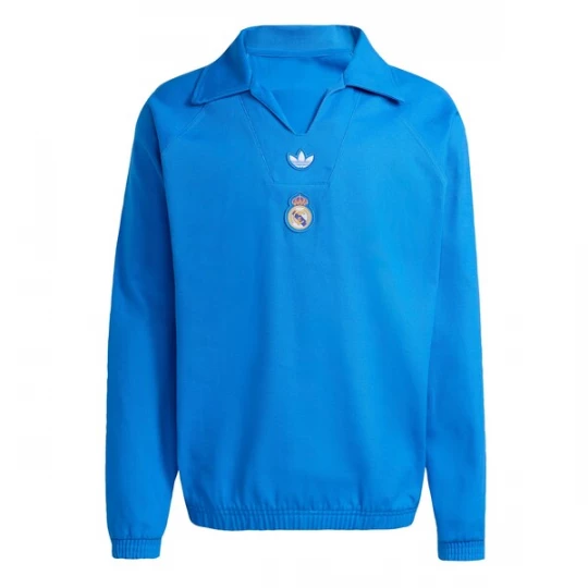 Foto van product ADIDAS ORIGINALS Sweatshirt 'Real Madrid Terrace Icons' hemelsblauw / wit