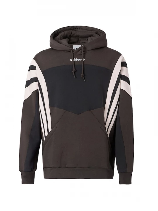 Foto van product ADIDAS ORIGINALS Sweatshirt 'SANTIAGO' bruin / zwart / wit
