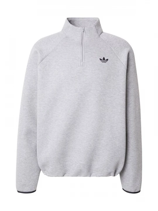 Foto van product ADIDAS ORIGINALS Sweatshirt 'SPACER DRILL' grijs gemêleerd / zwart
