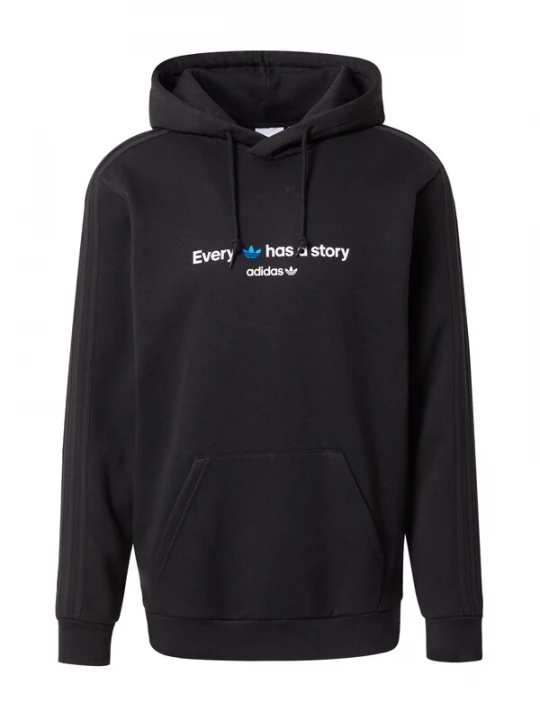 Foto van product ADIDAS ORIGINALS Sweatshirt 'Trefoil' hemelsblauw / zwart / wit