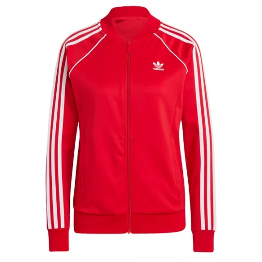 Foto van product ADIDAS ORIGINALS Sweatvest 'Adicolor Classics' vuurrood / wit
