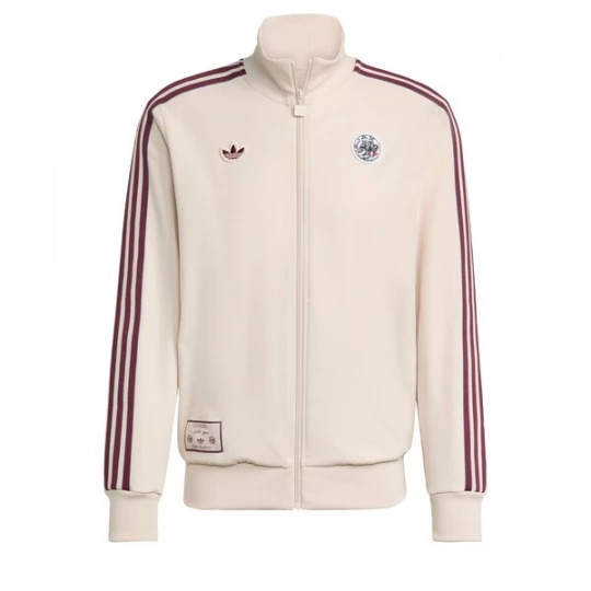 Foto van product ADIDAS ORIGINALS Sweatvest 'Ajax Amsterdam Terrace Icons' crème / wijnrood