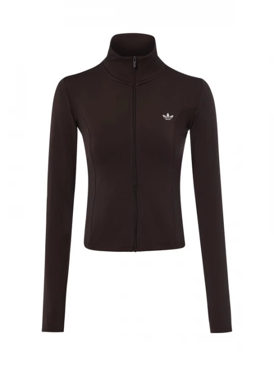 Foto van product ADIDAS ORIGINALS Sweatvest chocoladebruin / wit