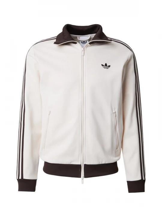 Foto van product ADIDAS ORIGINALS Sweatvest 'Classic' donkerbruin / offwhite