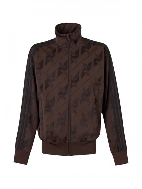 Foto van product ADIDAS ORIGINALS Sweatvest 'Firebird' chocoladebruin / zwart
