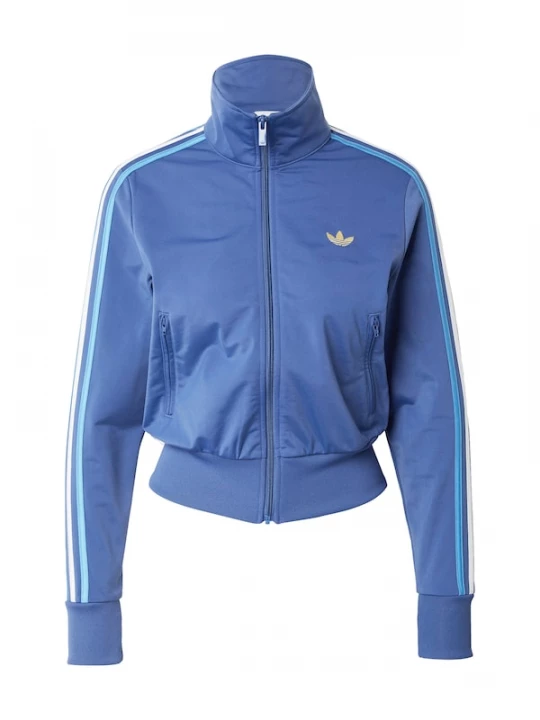 Foto van product ADIDAS ORIGINALS Sweatvest 'Firebird Classic' azuur / royal blue / koningsblauw / wit