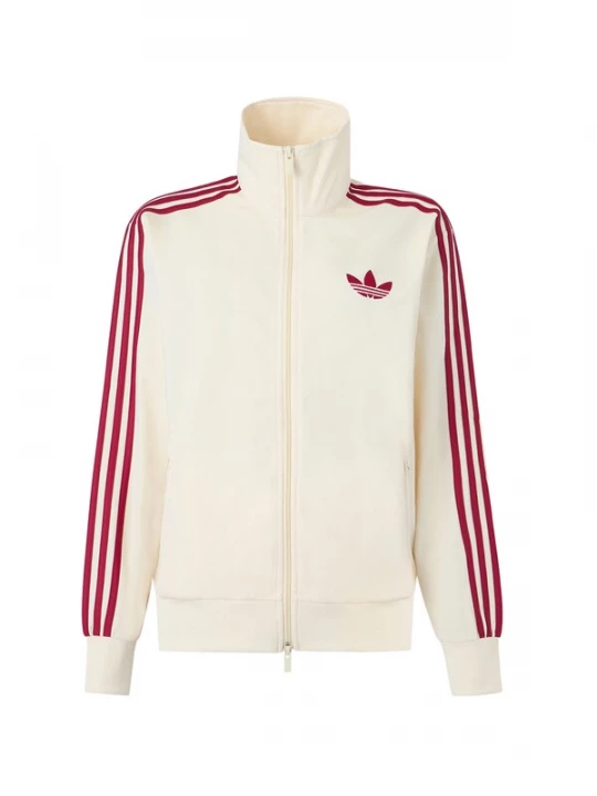 Foto van product ADIDAS ORIGINALS Sweatvest 'Firebird' crème / roestrood