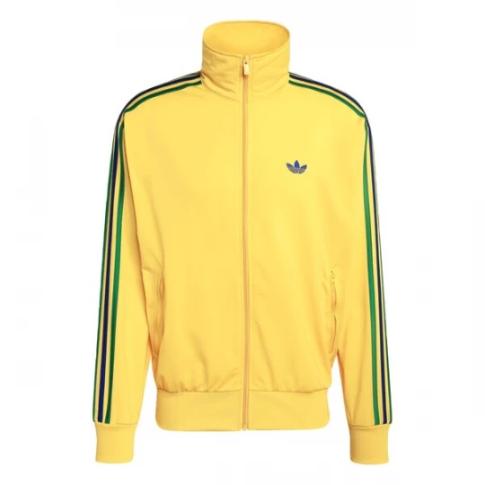Foto van product ADIDAS ORIGINALS Sweatvest 'Firebird' geel / donkergroen