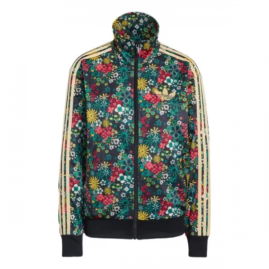 Foto van product ADIDAS ORIGINALS Sweatvest 'Firebird' lichtgeel / groen / rood / zwart